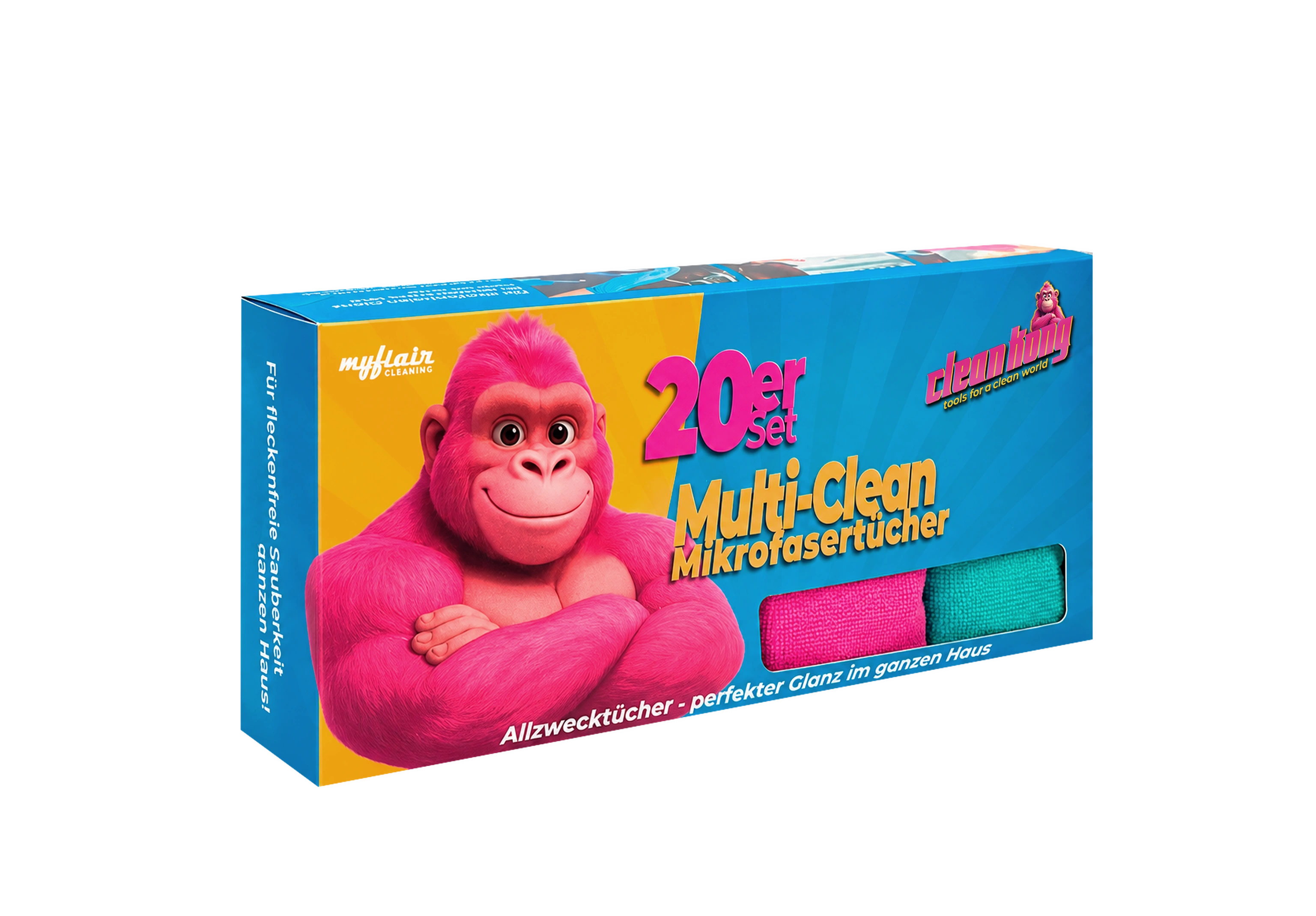 Clean Kong Multi-Clean Mikrofasertücher