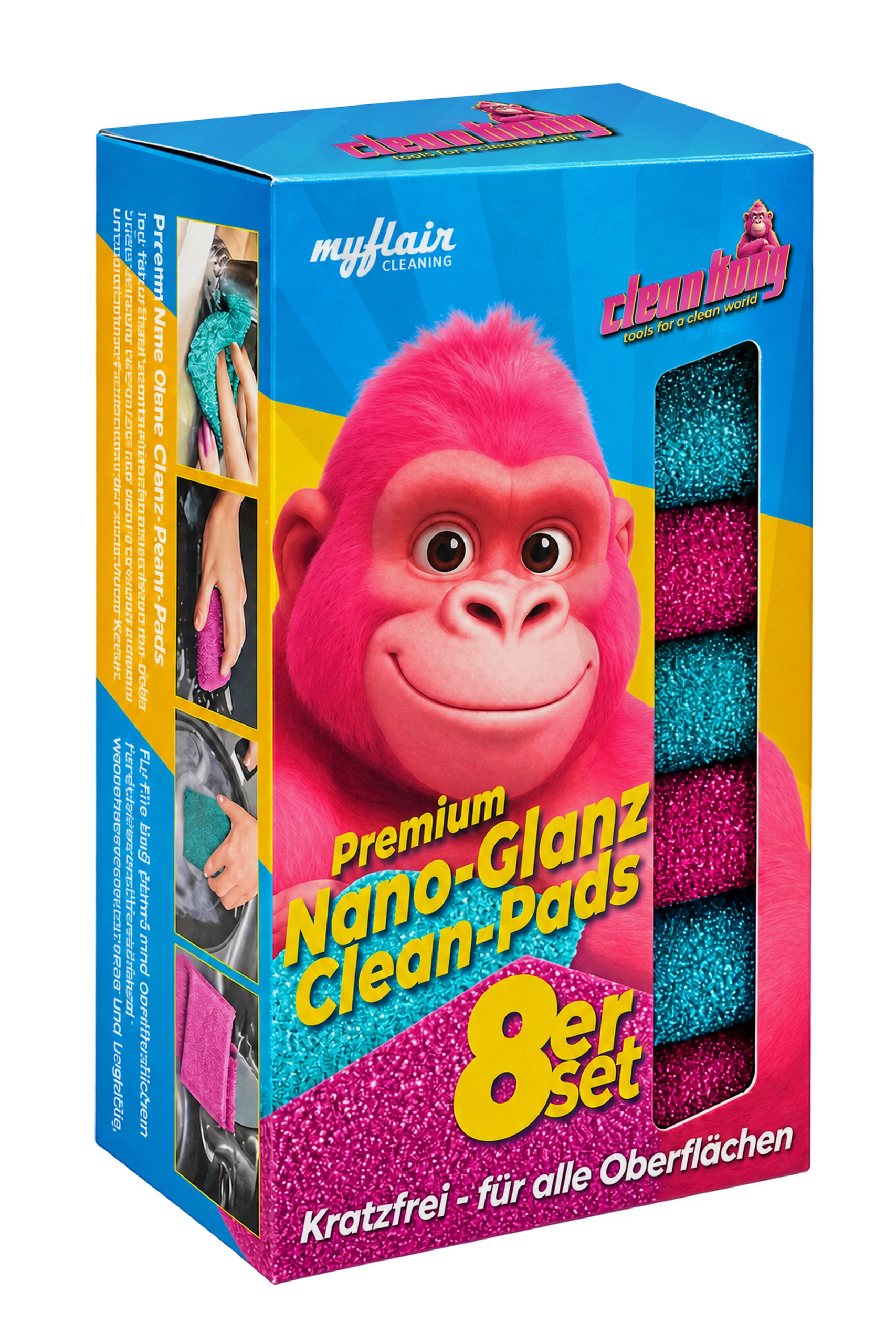 Clean Kong Premium Nano-Glanz Clean-Pads