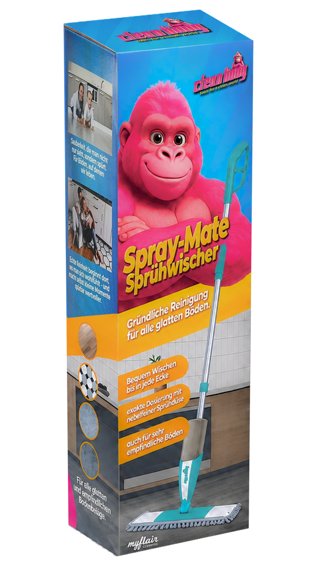 Clean Kong Spray-Mate Sprühwischer Mint