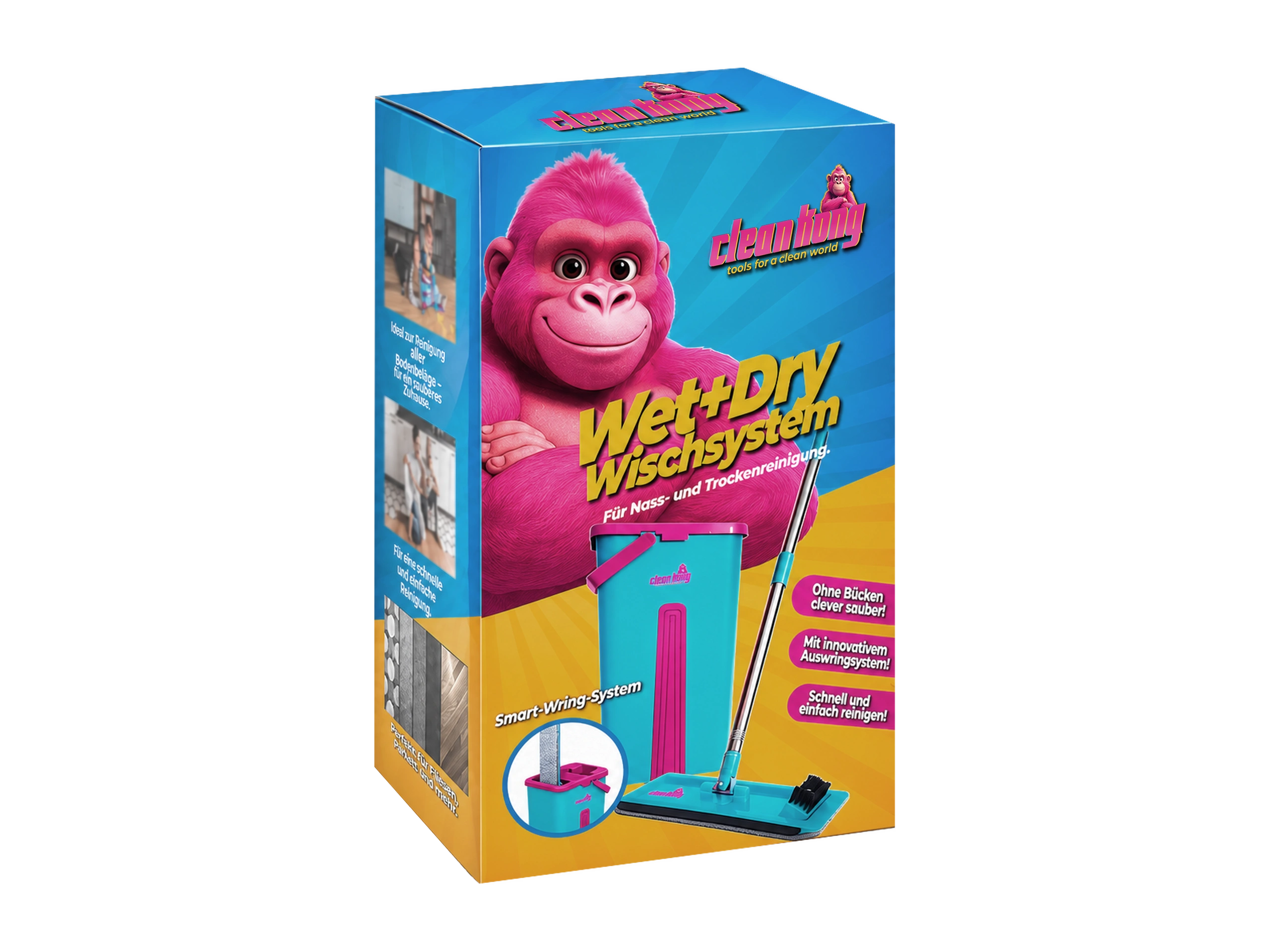 Clean Kong Wet+Dry Wischsystem Mint