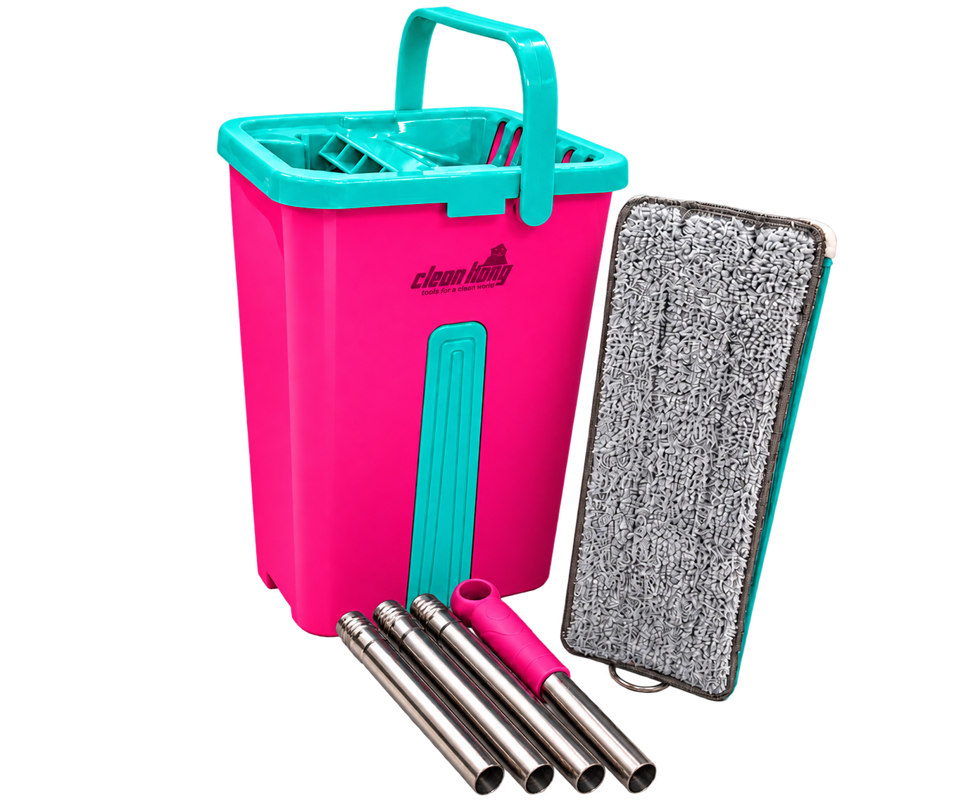 Clean Kong Wet+Dry Wischsystem Pink Detailansicht