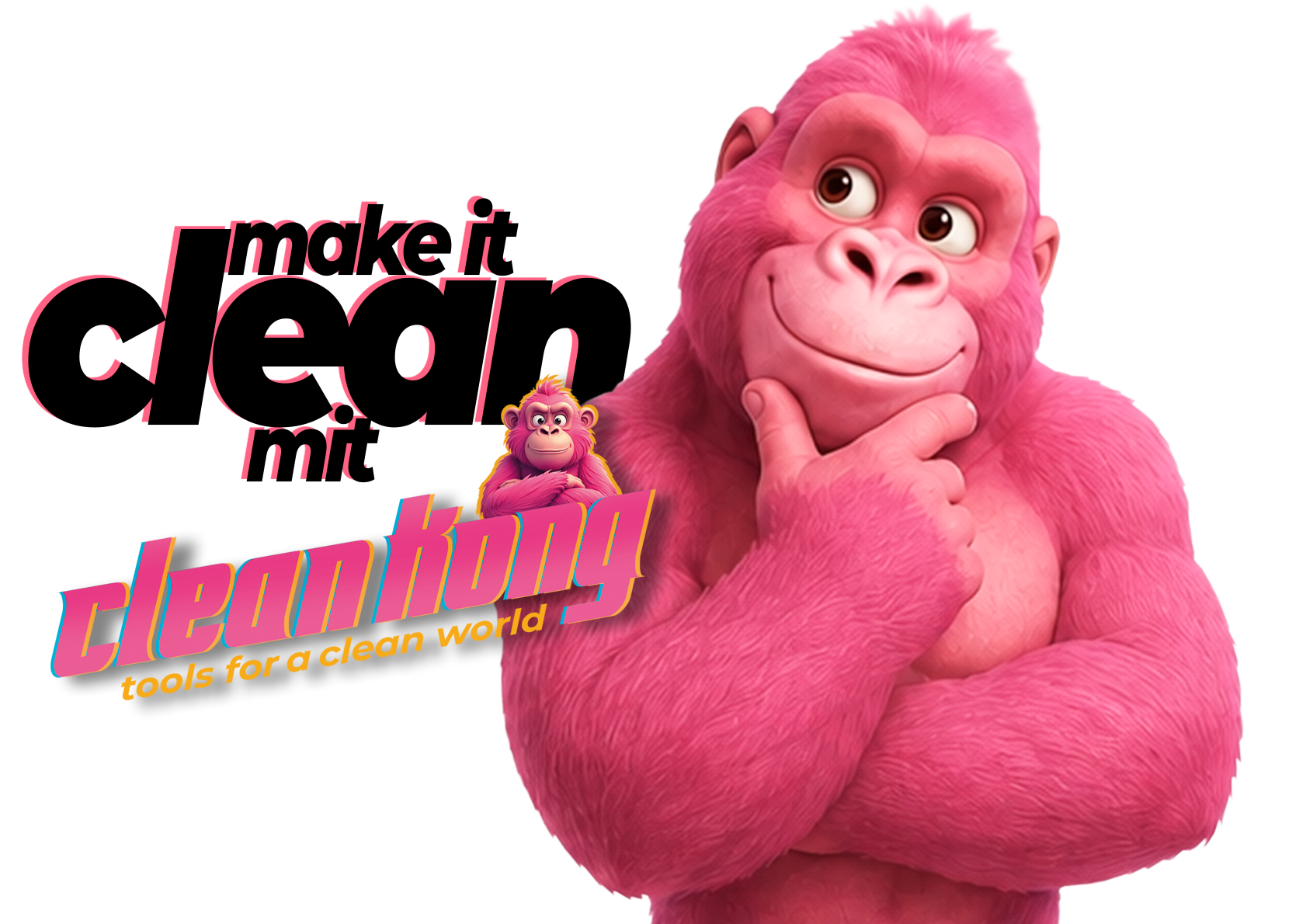 Clean Kong Character